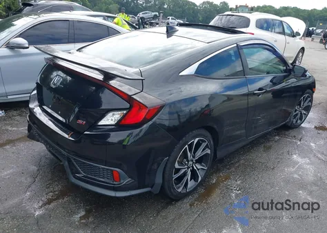 2018 Honda Civic Si из США, поврежденный, VIN 2HGFC3A54JH755809